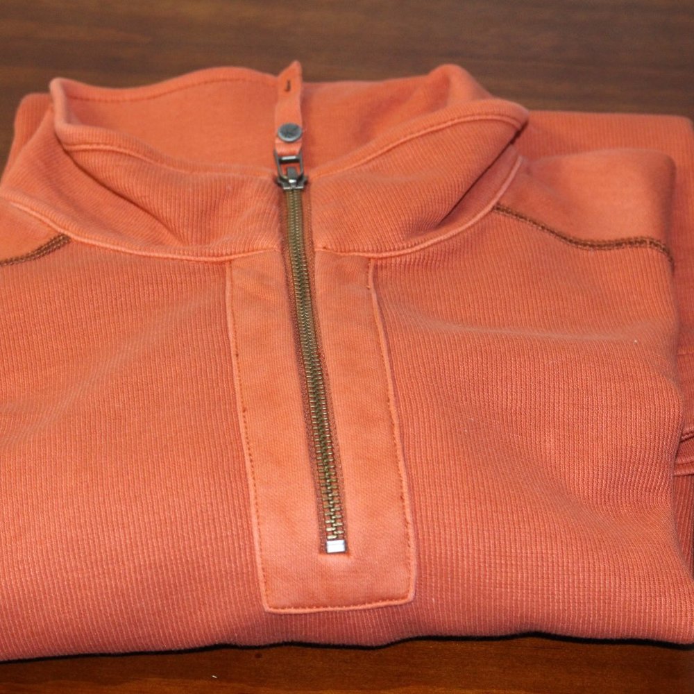 Tommy Bahama Flat Back Ribs Half Zip Autumn Light